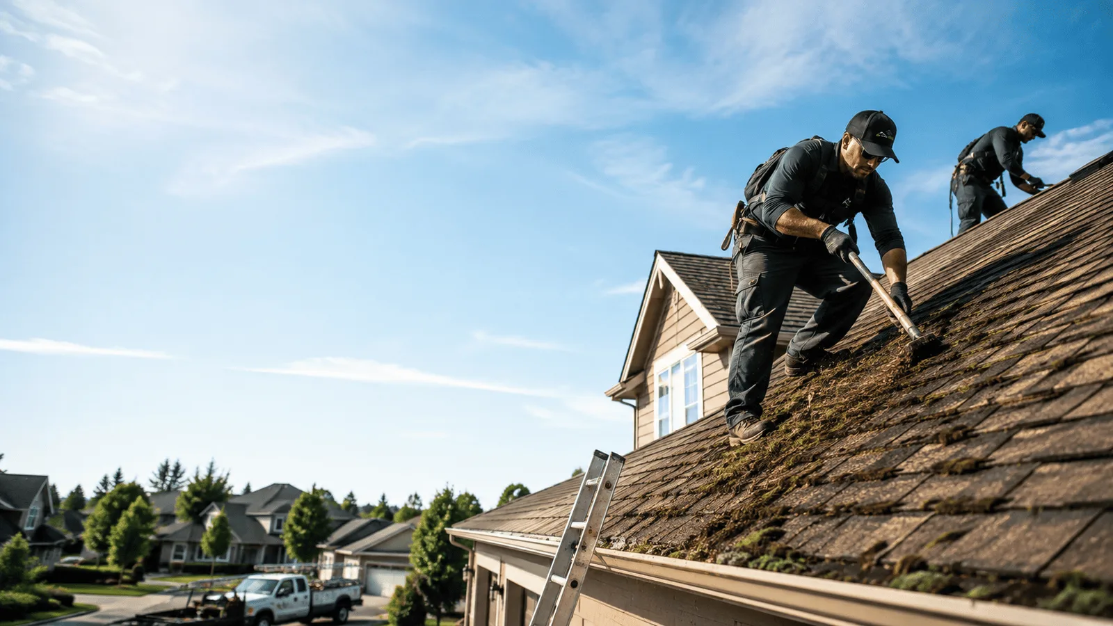 Roof Moss Removal in Maize, KS near me